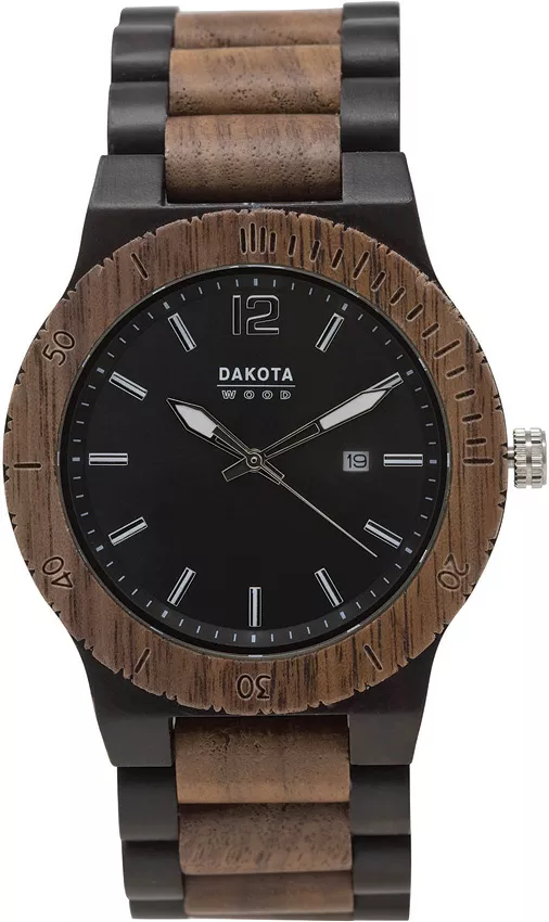 Wood Watch Blk