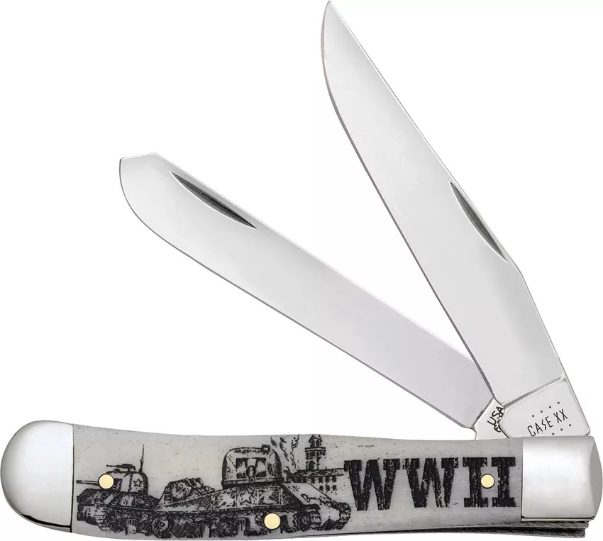 WWII Trapper Natural Bone