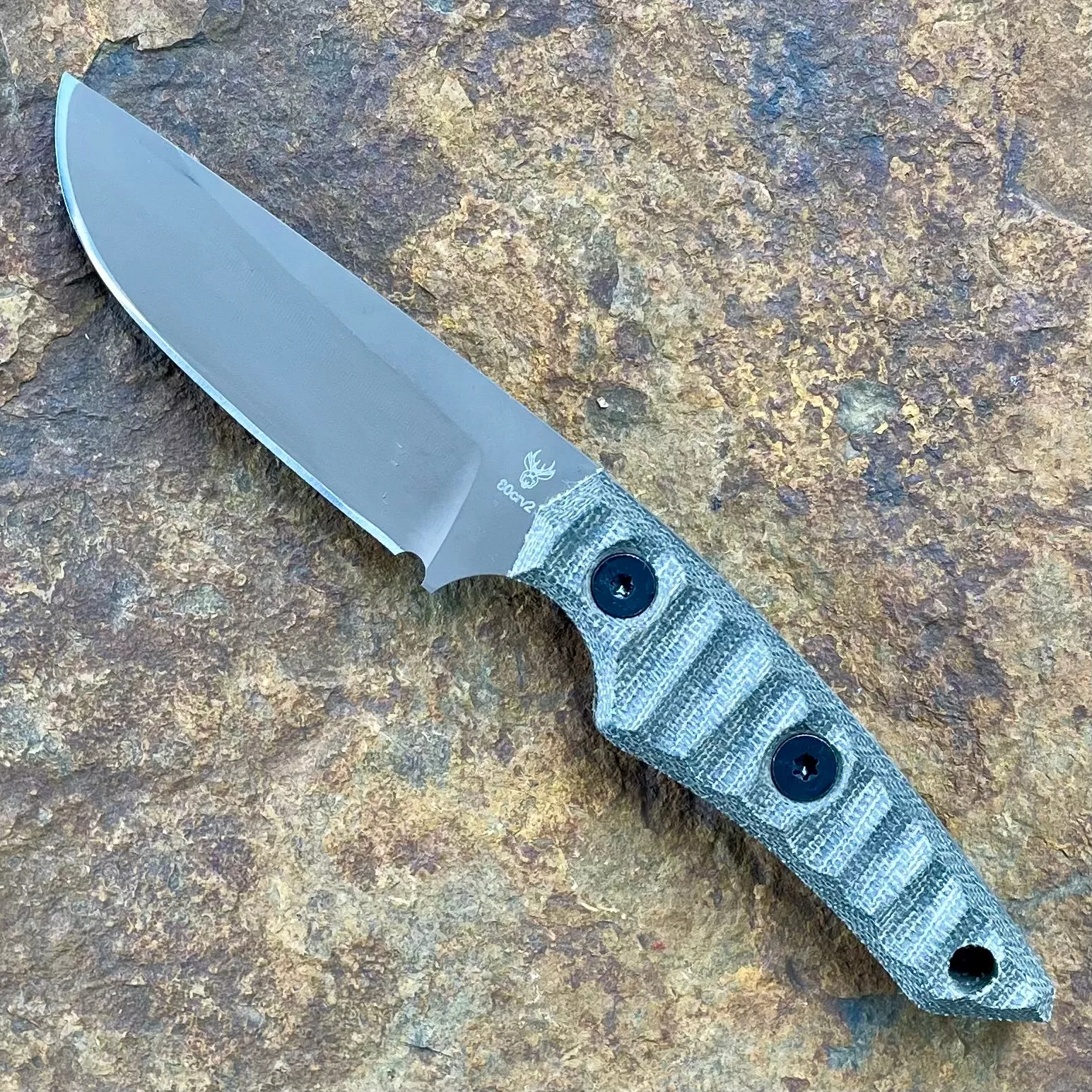 Yeti in 80CrV2 FDE/Green Micarta
