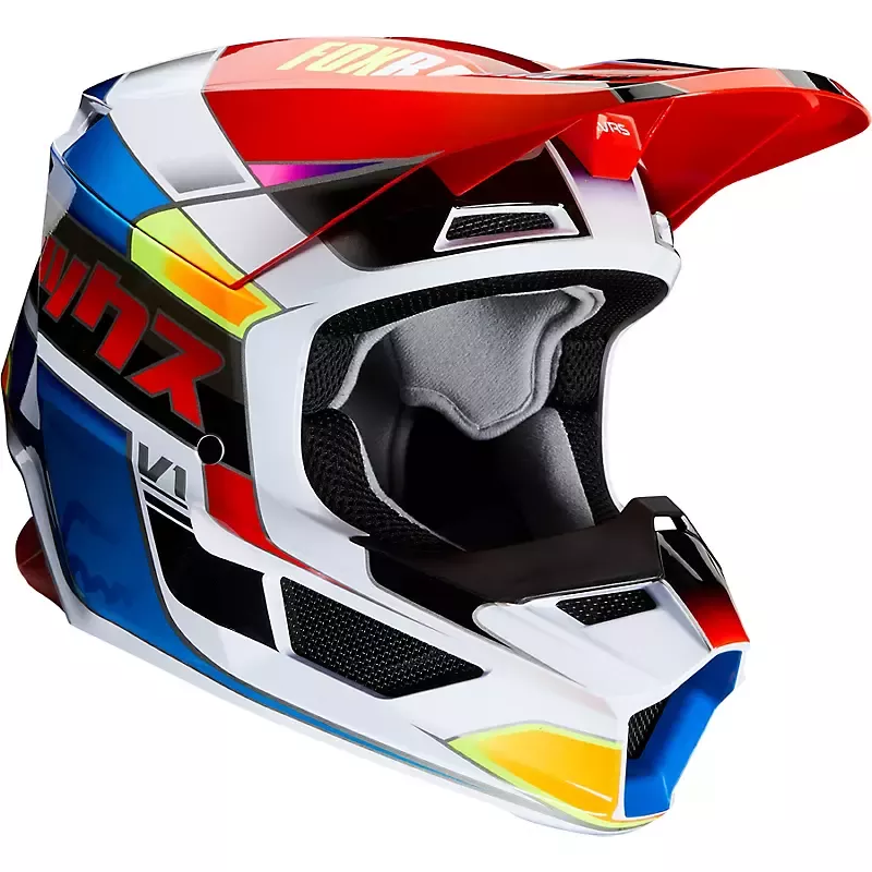 YOUTH V1 YORR HELMET [BLU/RD] YM