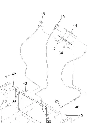 Z-Sprayer Diffuser/Deflector Push/Pull Cable P/N: GG1355931