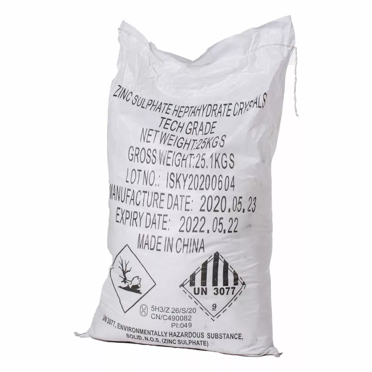 Zinc Sulphate Heptahydrate 25kg